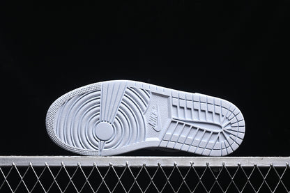 Nike Air Jordan 1 Low Football White Midnight Navy Sneakers