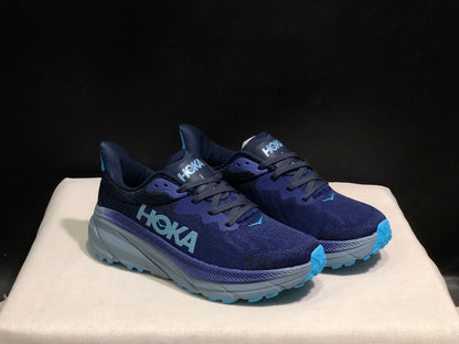 Hoka One One Challenger 7 Shock-absorbing Breathable Running Shoes Navy Sneakers