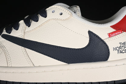 Travis Scott Fragment Design Nike Air Jordan 1 Low OG SP Black Sole White Sneakers