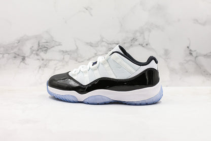 Nike Air Jordan 11 Retro Low Concord White Black Cool Sneakers