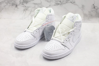 Nike Air Jordan 1 Retro High Pure White Sneakers
