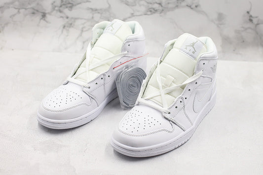 Nike Air Jordan 1 Retro High Pure White Sneakers