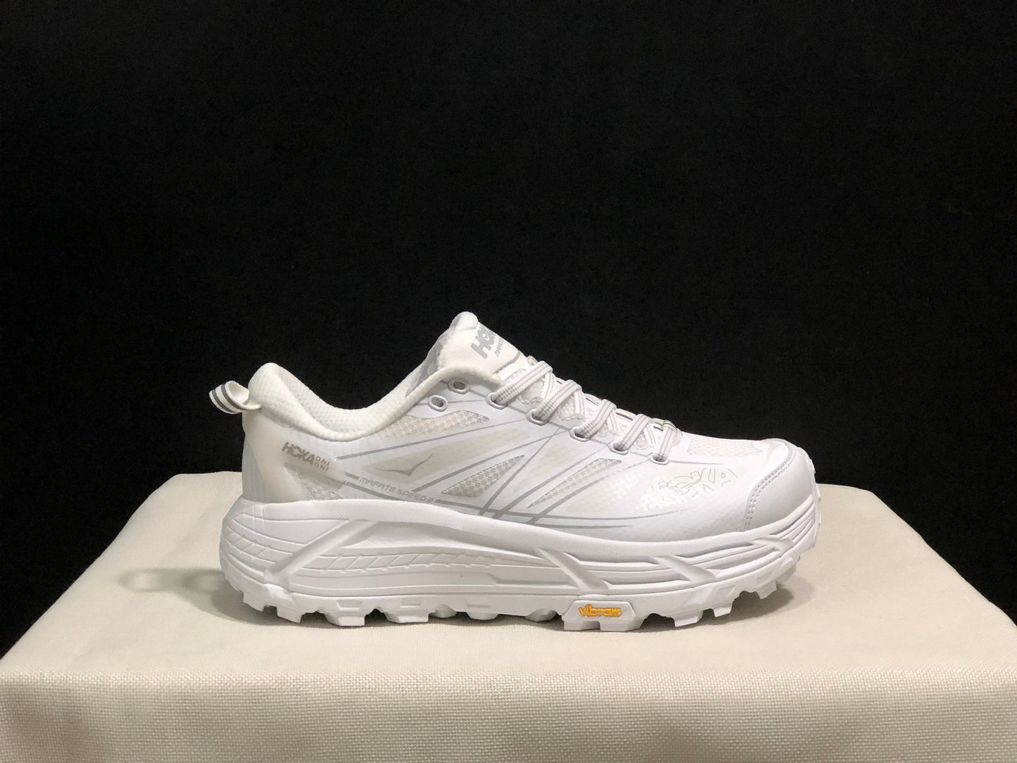Hoka One One Mafate Speed 2 Mountain Anti-slip White Running Shoes Sneakers