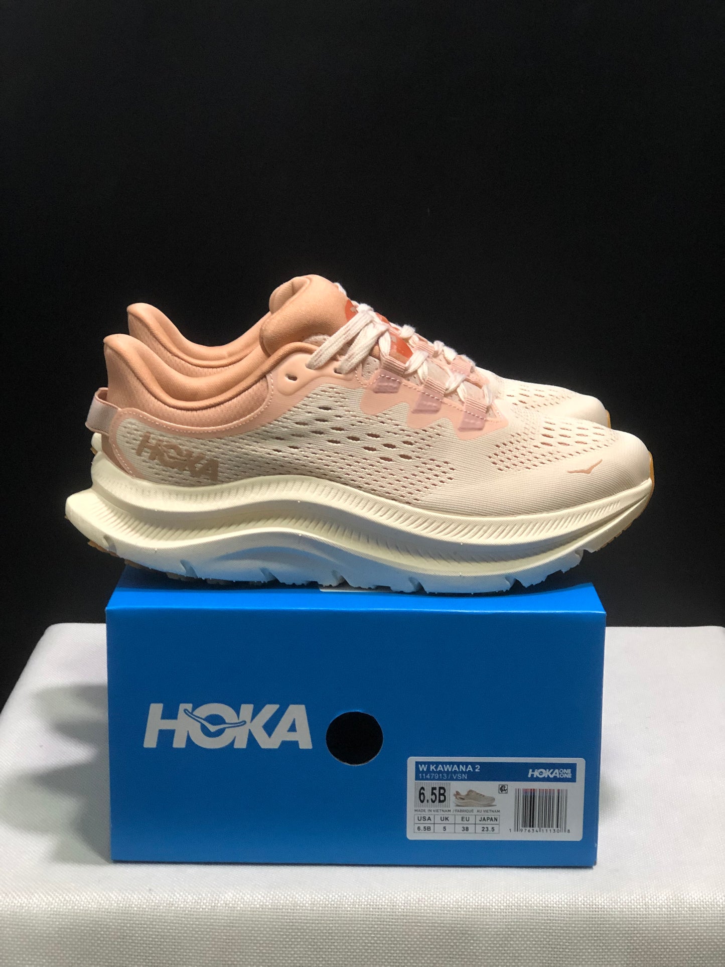 Hoka One One Kawana 2 Comfortable Casual Running Shoes Sneakers Vanilla/ Sandstone