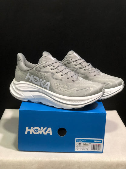 Hoka One One Clifton 10 Fashion Shoes Sneakers Gray