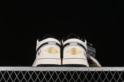Nike Air Jordan 1 Low Black Myth White Grey Sneakers