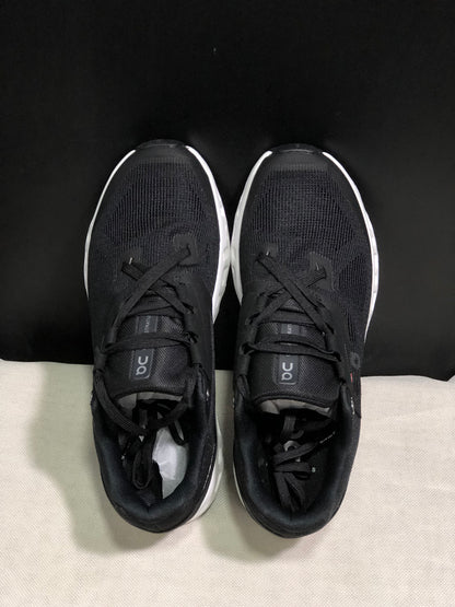 On Running Cloudstratus Breathable Support Running Shoes Black/White