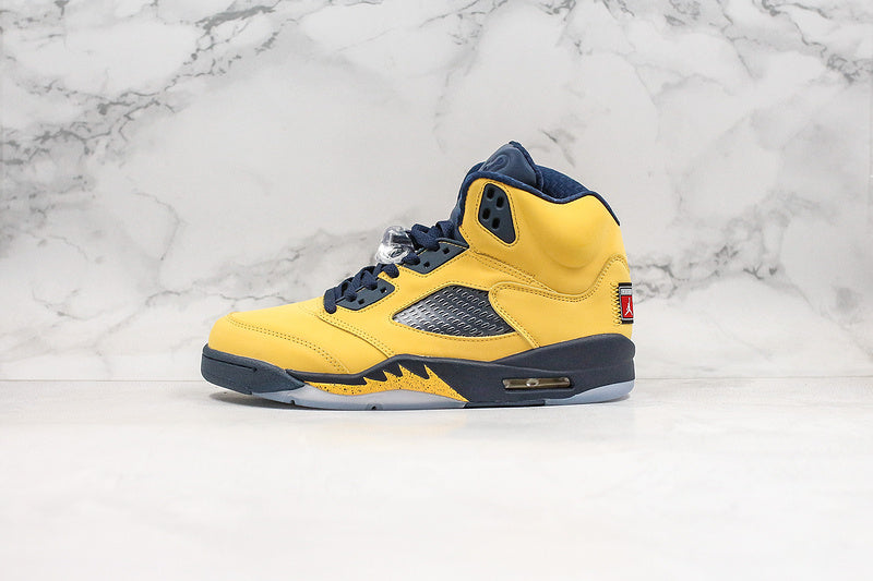 Nike Air Jordan 5 Retro Michigan Yellow 2019 Sneakers