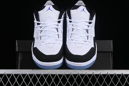 Nike Air Jordan Courtside 23 Black White Clear Rubber Sole Sneakers