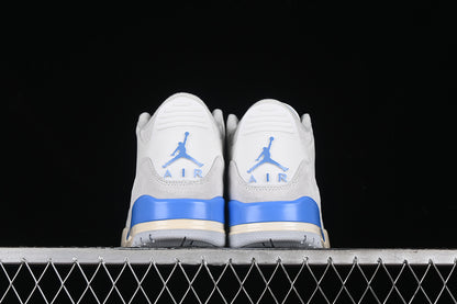 Nike Air Jordan 3 Retro Hydrogen Blue Summit White Sneakers