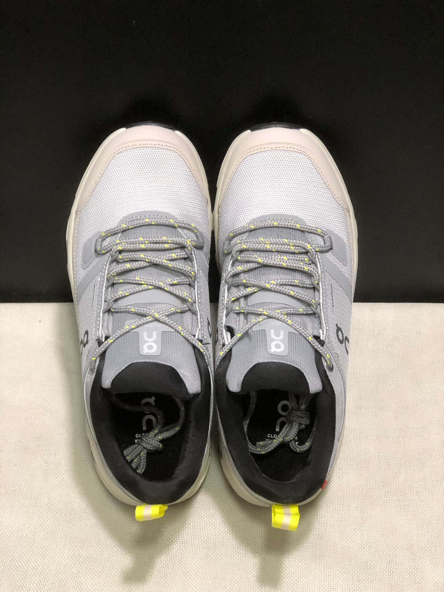 On Running Cloudrock Low WP Hiking Outdoor Shoes Light Grey
