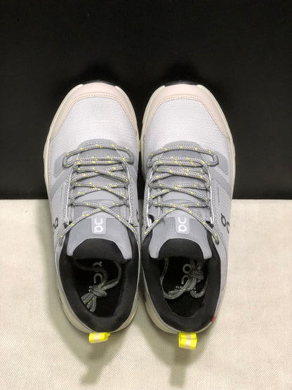 On Running Cloudrock Low WP Hiking Outdoor Shoes Light Grey