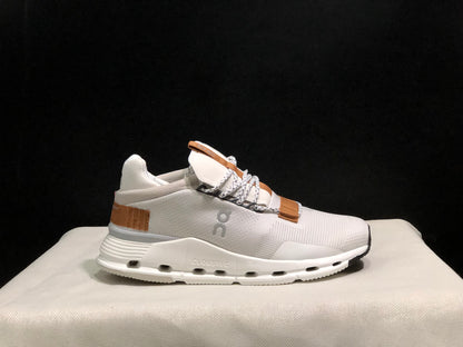 On Running Cloudnova Lightweight Sports Casual Shoes White/Pearl