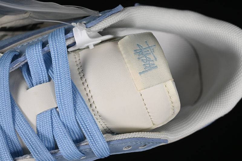 Nike Air Jordan 1 Low OG SP Off-White Travis Scott Fragment Design White Blue Sneakers