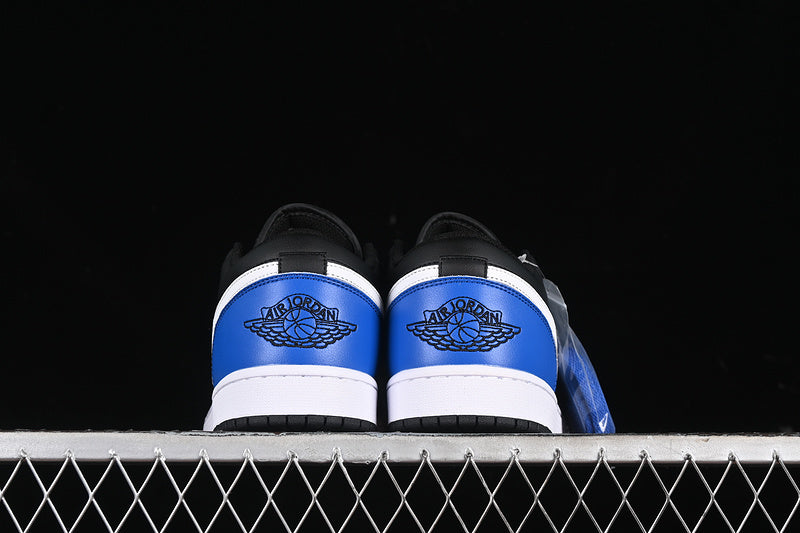 Nike Air Jordan 1 Low Black White Game Royal Sneakers