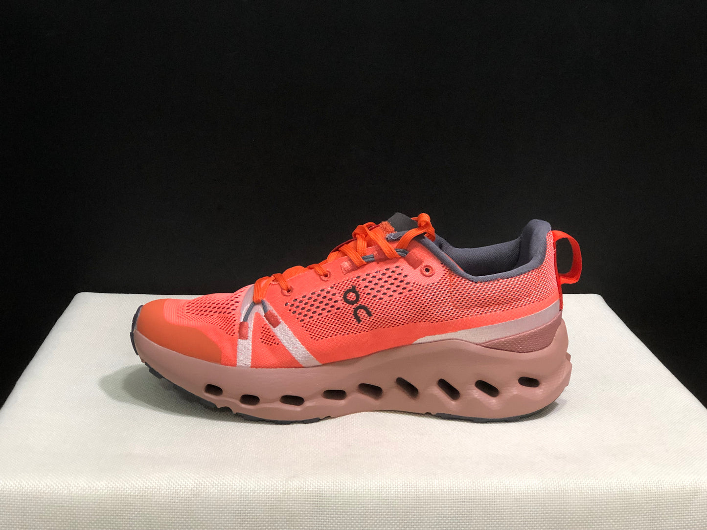 On Running Cloudsurfer Trail Orange Waterproof Comfortable And Breathable Running Shoes