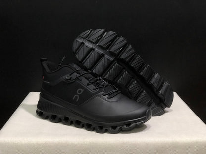 On Running Cloud Hi Edge All Black Outdoor Training Running Shoes