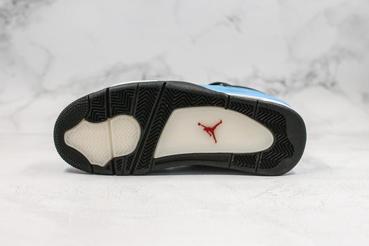Nike Air Jordan 4 Retro Travis Scott Cactus Jack Blue Sneakers