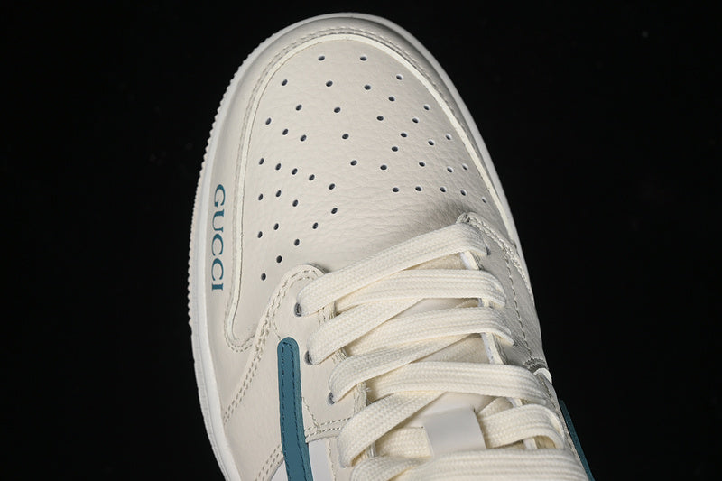 Travis Scott Fragment Design Nike Air Jordan 1 Low OG SP Tiffany Blue White Sneakers