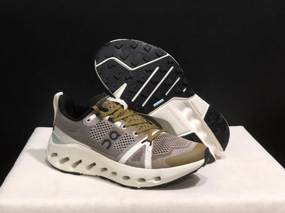 On Running Cloudsurfer Trail Waterproof Comfortable And Breathable Running Shoes Tan