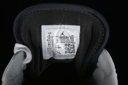 Nike Air Jordan 1 Low Method Of Make Black Sole White Grey Sneakers