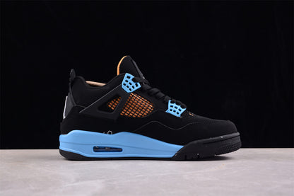 Nike Air Jordan 4 Retro Blue Black Sneakers
