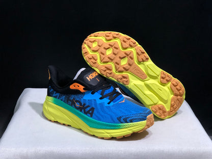 Hoka One One Challenger 7 Shock-absorbing Breathable Running Shoes Blue Sneakers