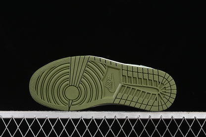 Nike Air Jordan 1 Low OG SP Off-White Travis Scott Fragment Design White Green Sole Sneakers