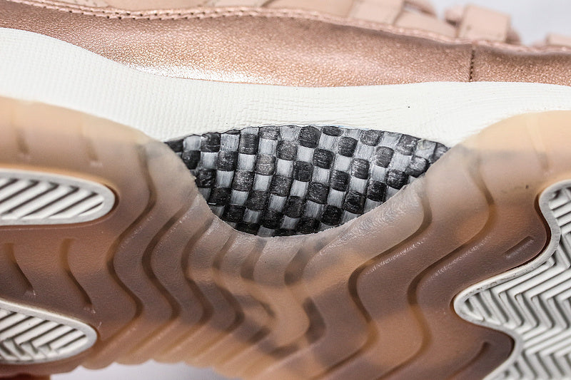 Nike Air Jordan 11 Retro Low-Top Rose Gold Sneakers