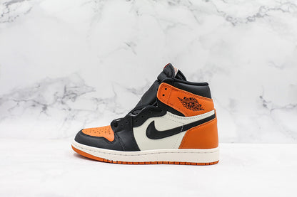 Nike Air Jordan 1 Retro High OG Taxi Yellow Toe Sneakers