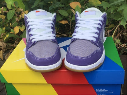 Nike SB Dunk Low Pro ISO Orange Label Lilac Purple Sneakers