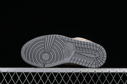 Nike Air Jordan 1 Low Grey Brown White Sneakers