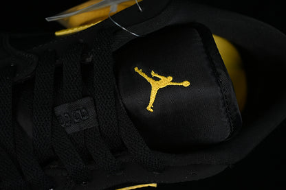 Nike Air Jordan 1 Low Gold Label Black Sneakers