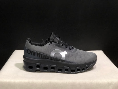 On Running Cloudmonster 2 Shock-Absorbing And Breathable Running Shoes Dark Grey/Black