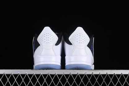 Nike Air Jordan Courtside 23 Black White Clear Rubber Sole Sneakers