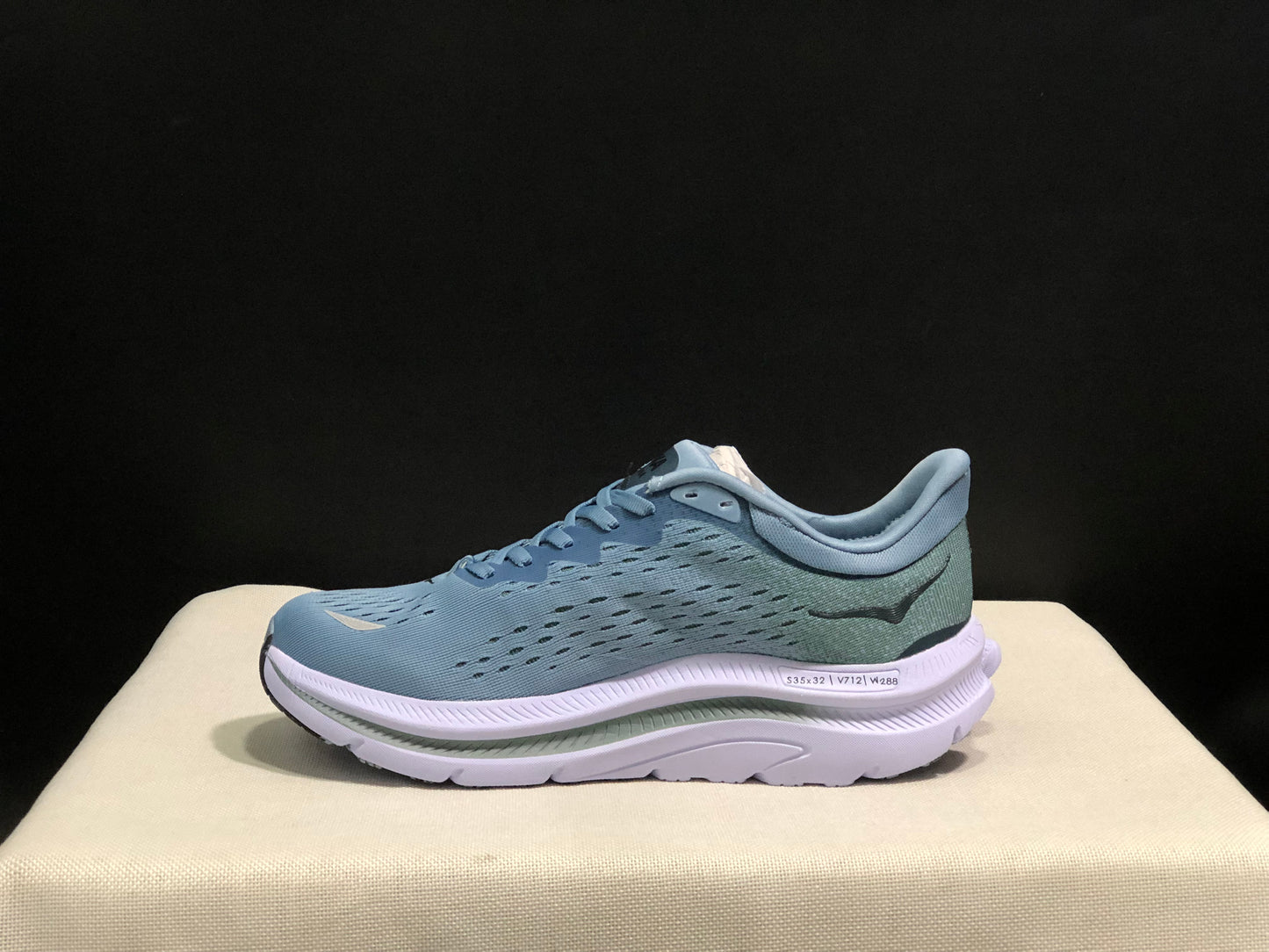 Hoka One One Kawana Cushioning Comfortable Gym Running Shoes Sneakers Light Blue