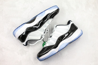 Nike Air Jordan 11 Retro Low Concord White Black Cool Sneakers