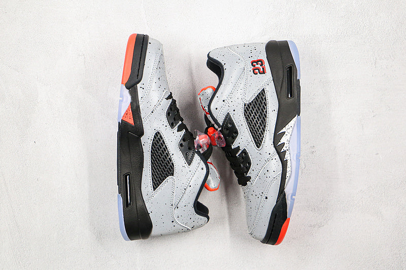 Nike Jordan 5 Retro Low Shoes Neymar 2016 Gray Sneakers