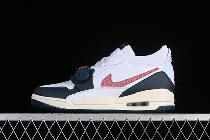 Nike Air Jordan Legacy 312 Low White Navy Sneakers