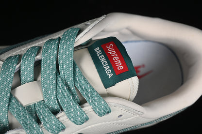 Nike Air Jordan 1 Low Supreme Travis Scott Fragment Design OG SP White Haze Green Sneakers