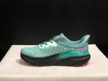 Hoka One One Challenger 7 Shock-absorbing Breathable Running Shoes Teal Sneakers