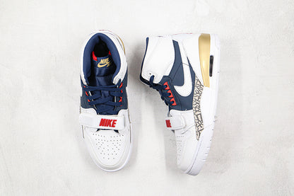 Nike Air Jordan Legacy 312 Dream Team Olympic White Navy Red Sneakers