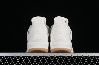 Levi 's Nike Air Jordan 4 White Denim Sneakers
