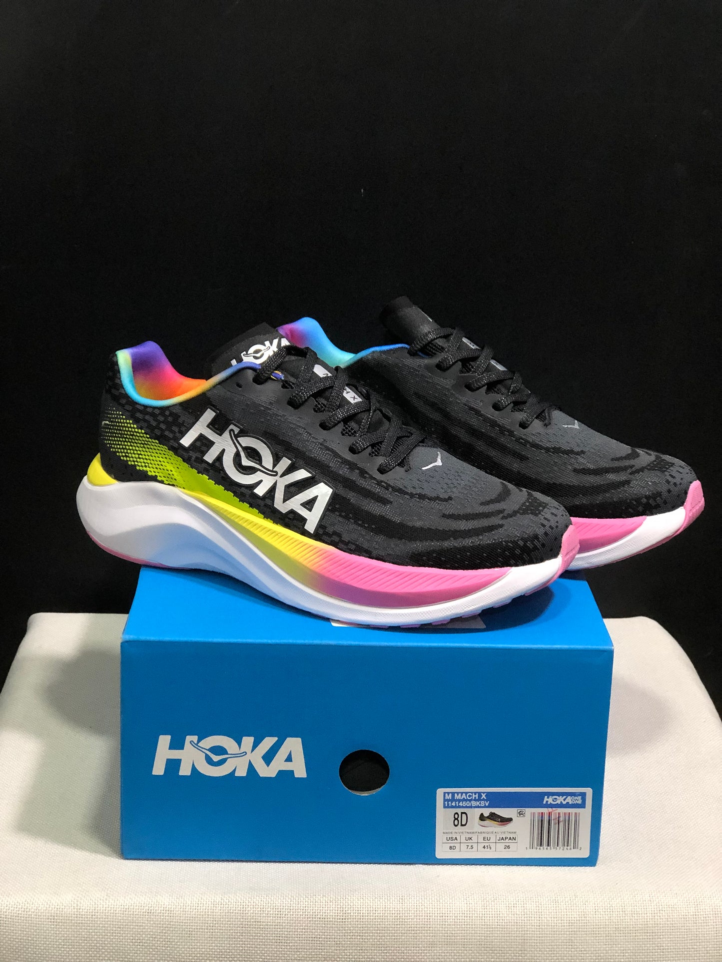 Hoka One One Mach X Low-top Running Shoes Sneakers Black
