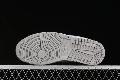 Nike Air Jordan 1 Low Grey White Blue Sneakers