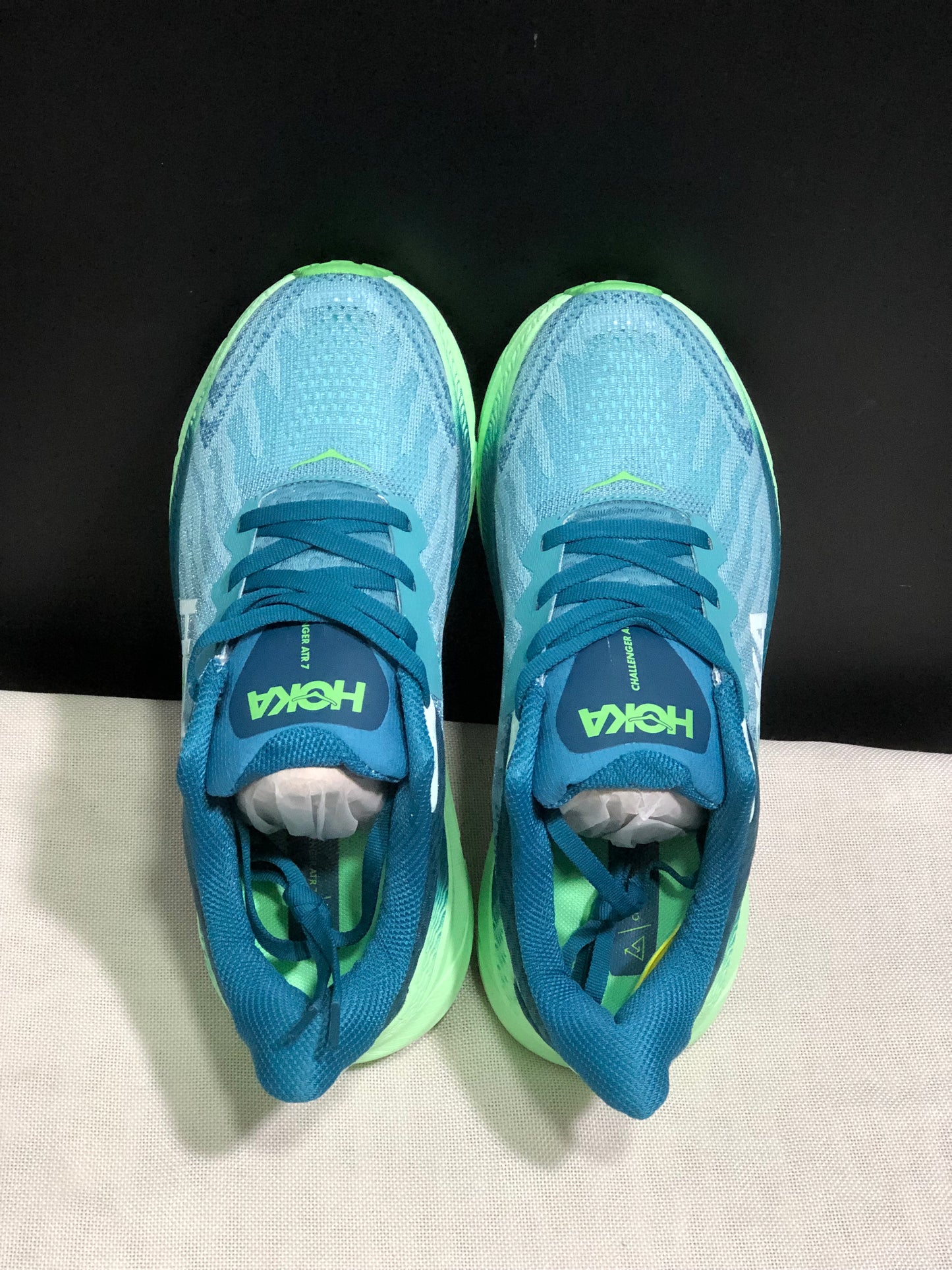 Hoka One One Challenger 7 Shock-absorbing Breathable Running Shoes Sneakers Turquoise