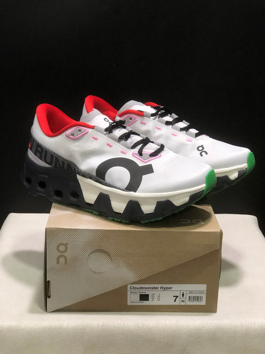 On Running Cloudmonster Hyper Running Shoes White/Black