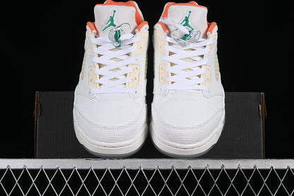 Nike Air Jordan 5 Low Golf NRG Lucky Good Sail Neptune Green White Sneakers