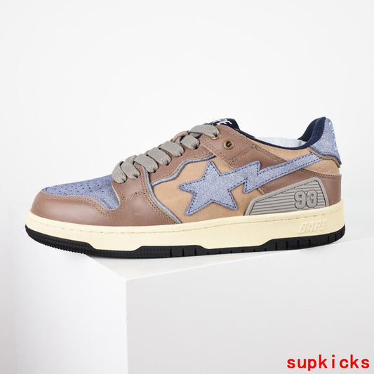A Bathing Ape Bape Sta Sk8 Brown Light Purple