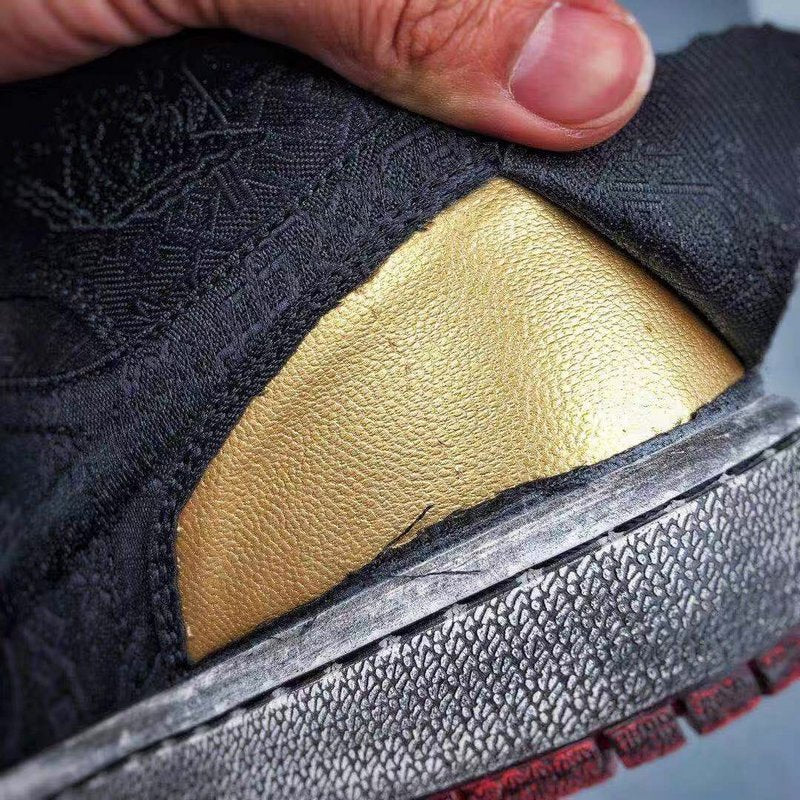 Nike Air Jordan 1 CLOT Mid Fearless Copper Coins Double-Deck Black Silk Tearable Version Sneakers